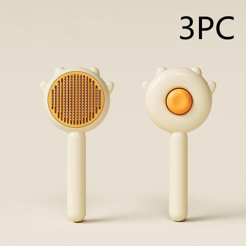 แมวหวีนวดสัตว์เลี้ยง Magic หวีกำจัดขนแมวและสุนัขแปรงสัตว์เลี้ยงกรูมมิ่งอุปกรณ์ทำความสะอาด Scratcher