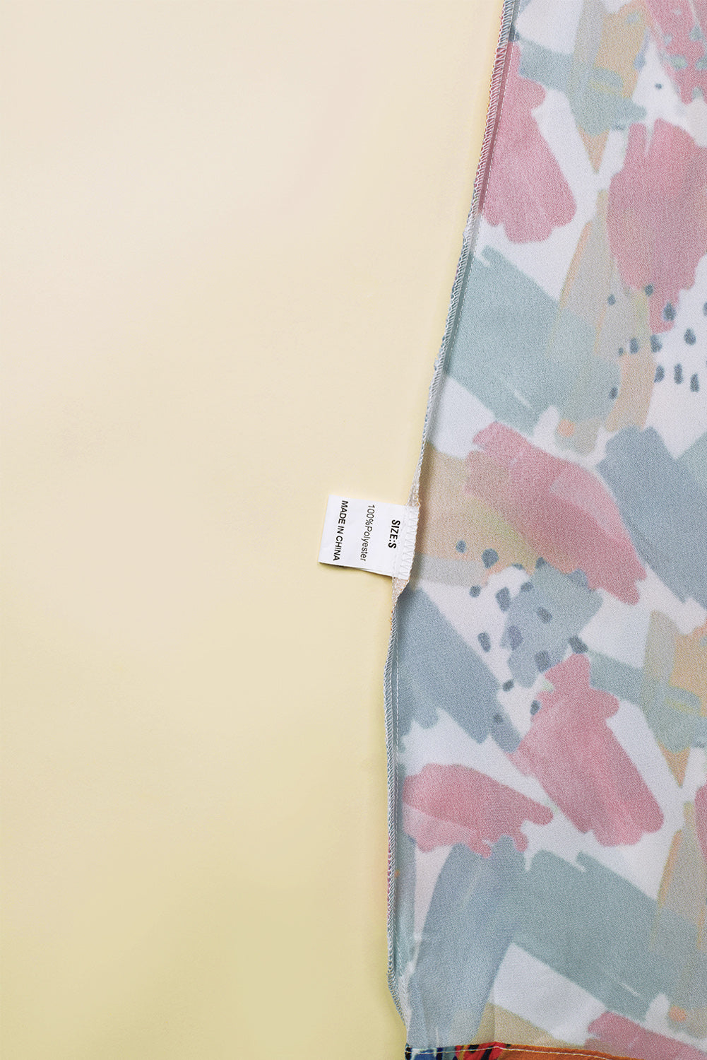 แม็กซี่เดรสสายสปาเก็ตตี้พิมพ์ลาย