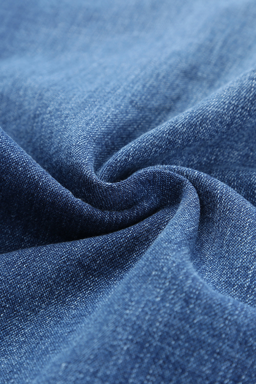 กางเกงยีนส์ขากว้างสีน้ำเงิน Slouchy