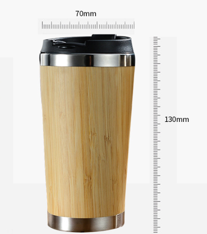 ถ้วยกาแฟไม้ไผ่