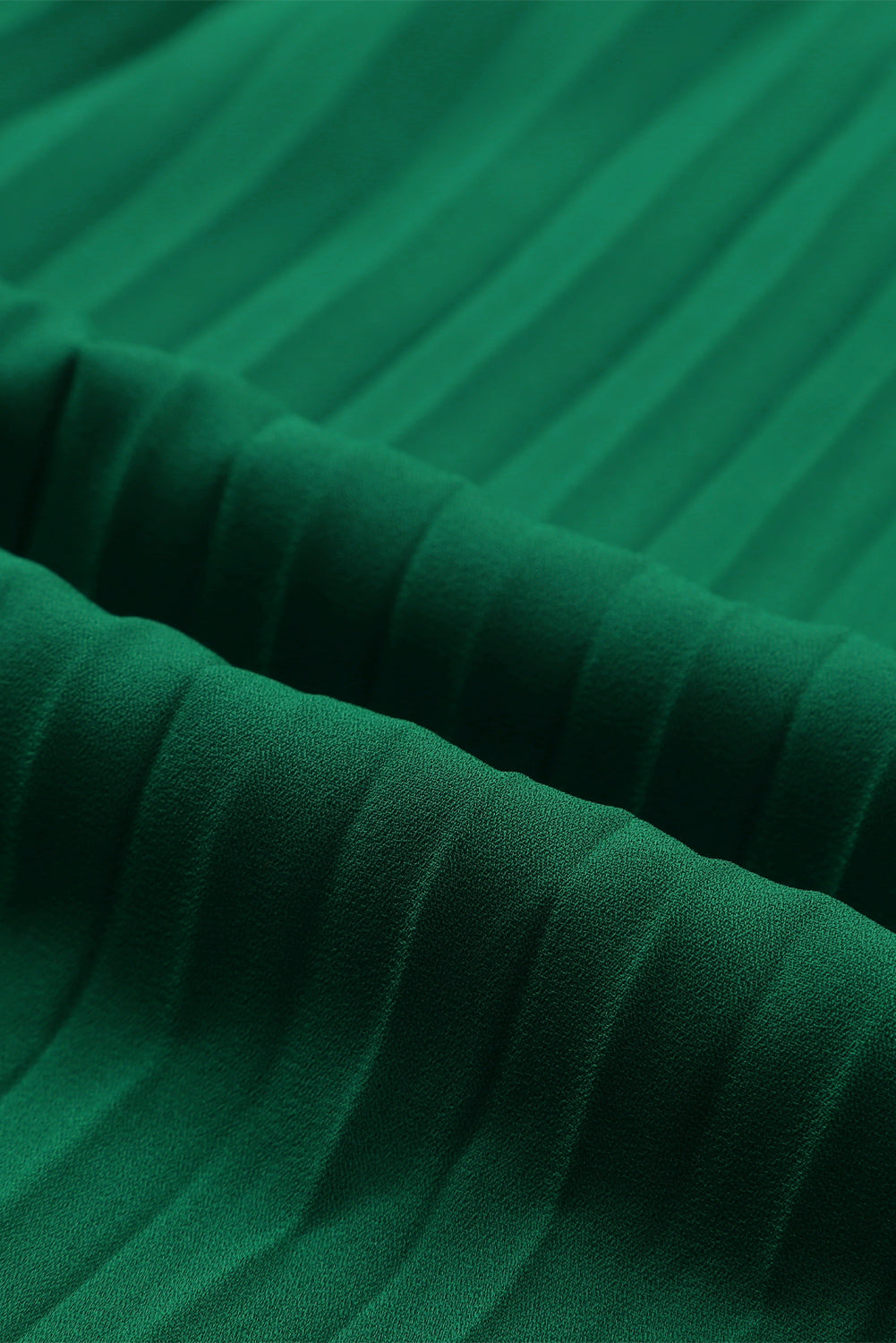 จั๊มสูทขากว้าง Halter Neck สีเขียวพร้อมเข็มขัด