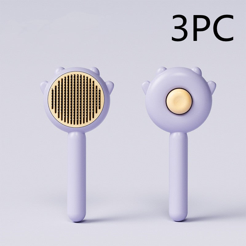 แมวหวีนวดสัตว์เลี้ยง Magic หวีกำจัดขนแมวและสุนัขแปรงสัตว์เลี้ยงกรูมมิ่งอุปกรณ์ทำความสะอาด Scratcher