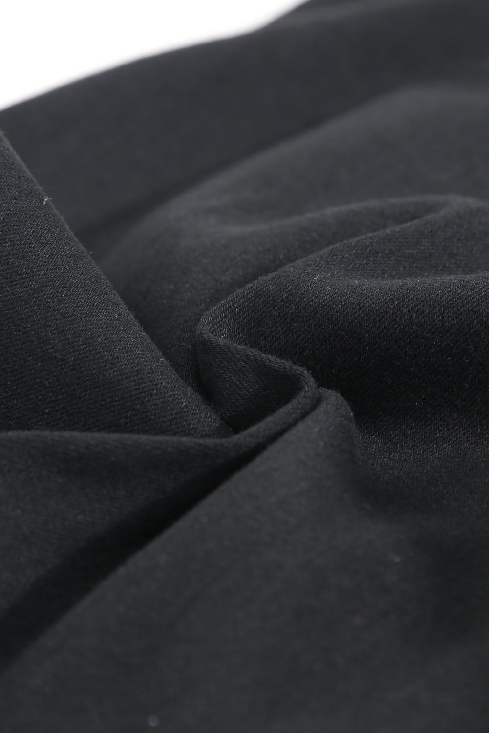 กางเกงยีนส์ทรงขาบานวินเทจสีดำ