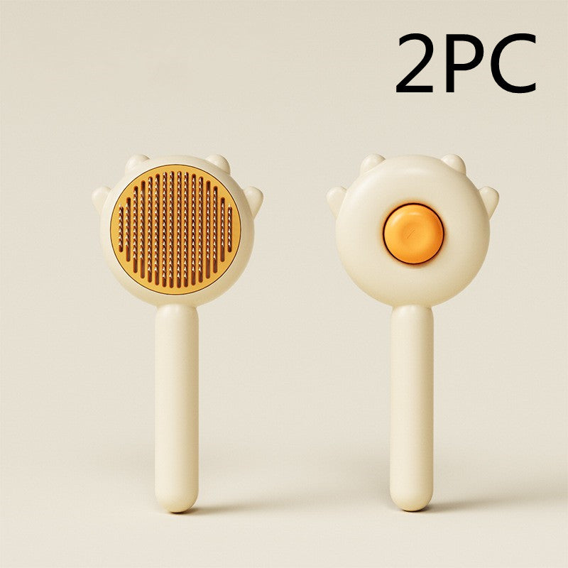 แมวหวีนวดสัตว์เลี้ยง Magic หวีกำจัดขนแมวและสุนัขแปรงสัตว์เลี้ยงกรูมมิ่งอุปกรณ์ทำความสะอาด Scratcher