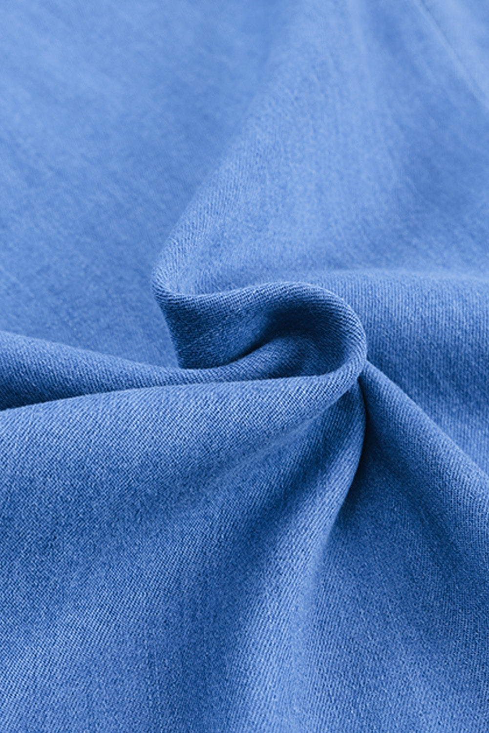 กางเกงยีนส์ Tencel ขากว้างเอวสูงกระเป๋า