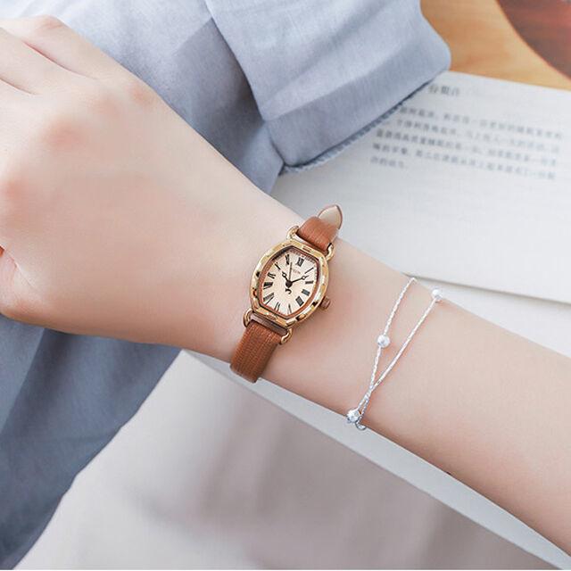 JULIUS นาฬิกาข้อมือผู้หญิง สายหนัง #สีขาว (JA-544A)