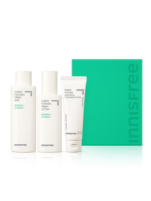 innisfree Forest For Men Fresh āļŠāļāļīāļāđāļāļĢāđ SET