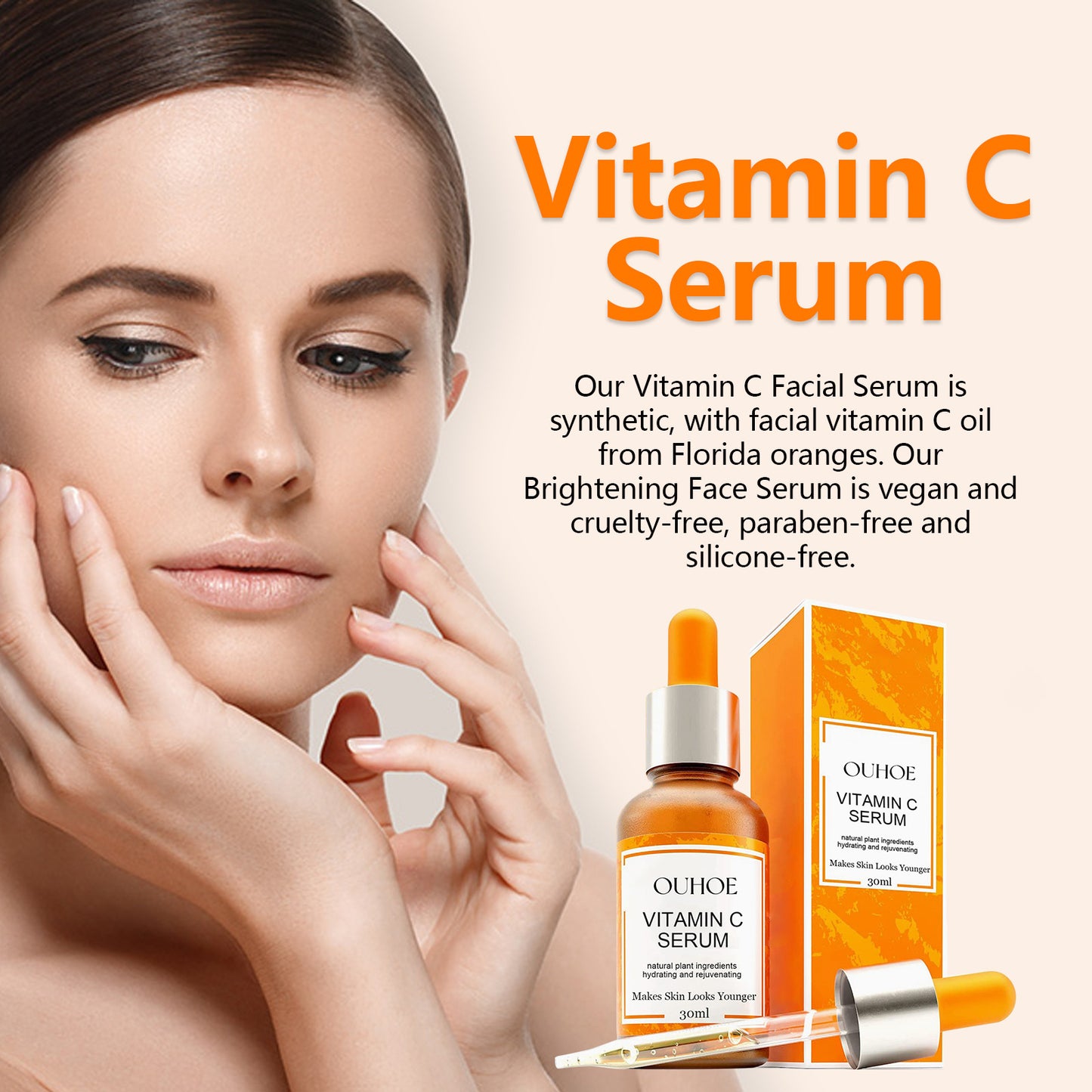 ริ้วรอยเหี่ยวย่นริ้วรอยฝรั่งเศสกระชับผิวหน้า Anti-Aging Care Solution